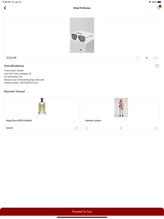 Eshal Perfumes iPad  স্ক্রিনশট