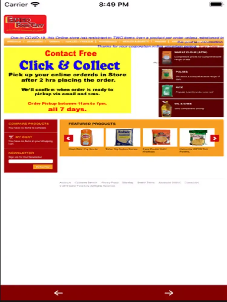Esher Food City iPad  スクリーンショット