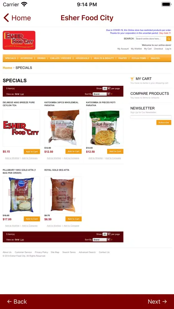 Esher Food City スクリーンショット