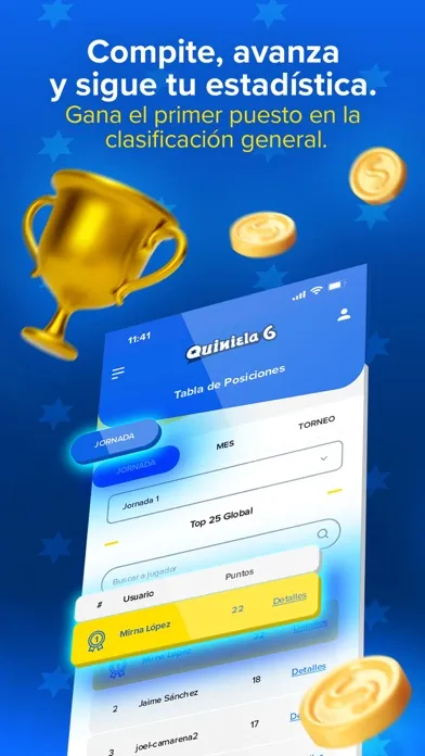 Quiniela 6 Ekran Görüntüleri