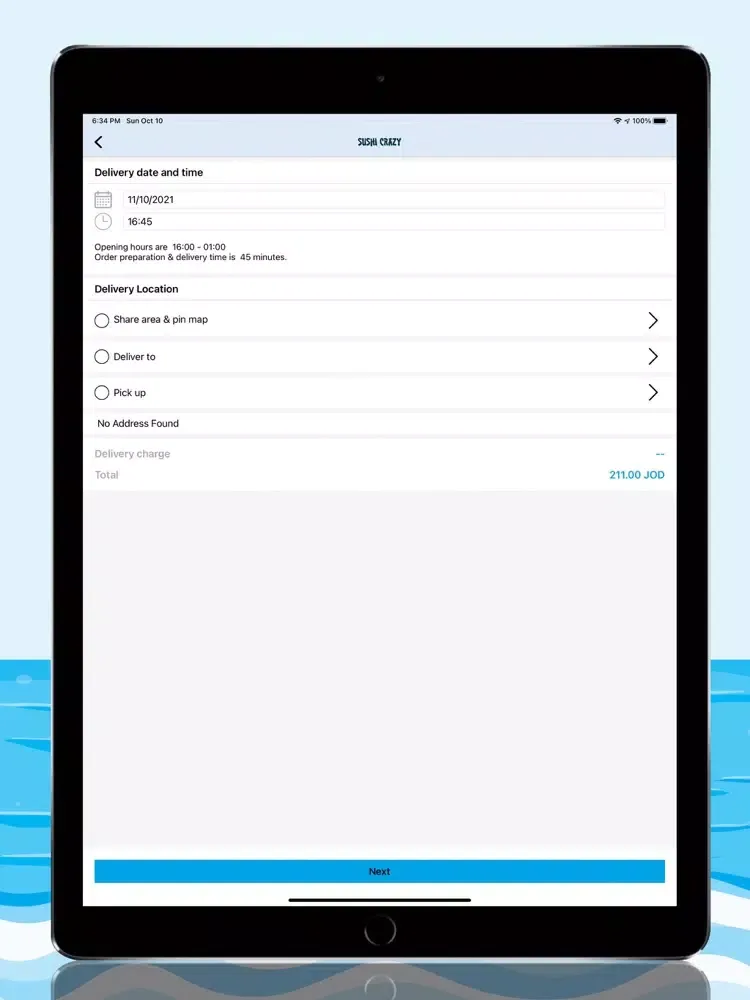Tangkapan skrin Sushi Crazy iPad 