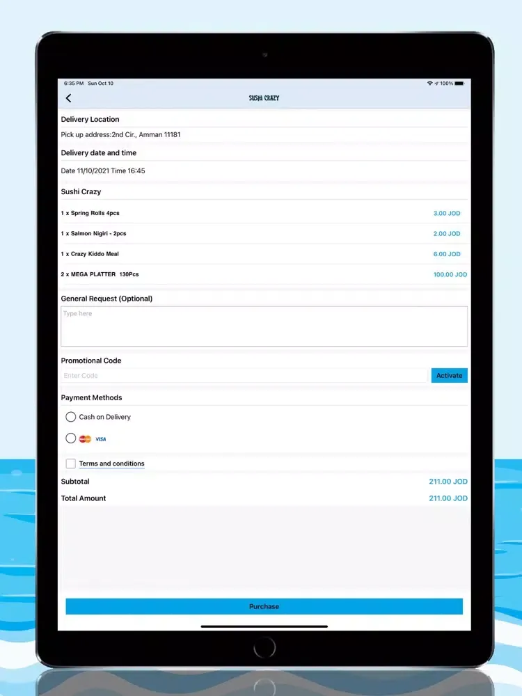 Tangkapan skrin Sushi Crazy iPad 