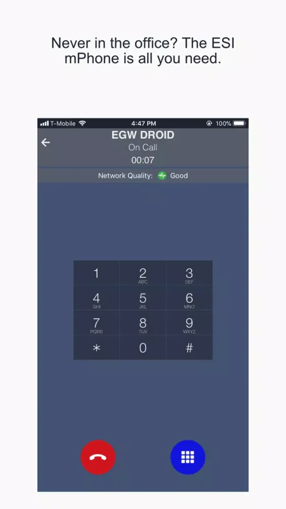 ESI mPhone スクリーンショット