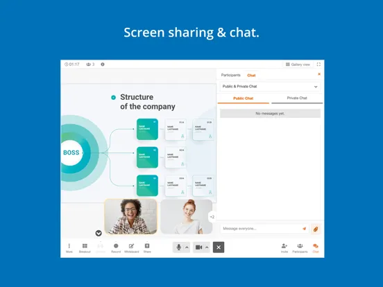 ภาพหน้าจอของ ESI Enterprise Meetings iPad 