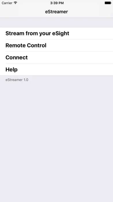 ภาพหน้าจอของ eStreamer