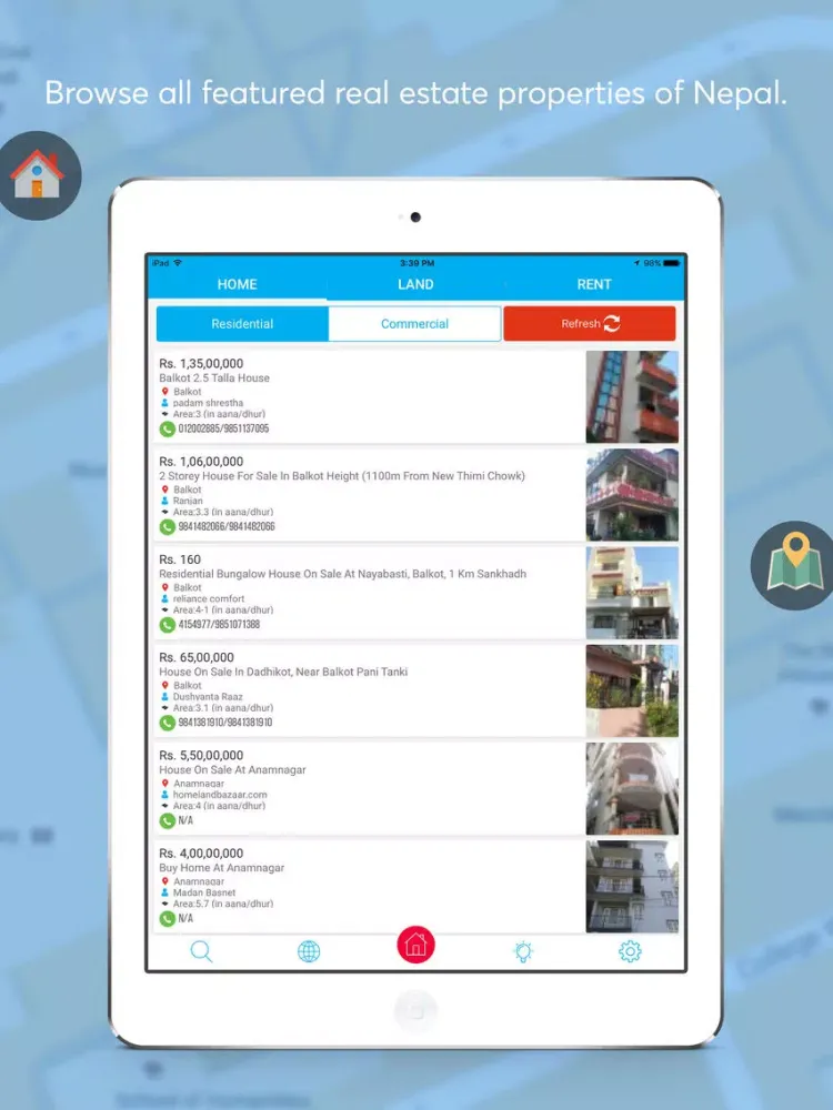 تصاویر Real Estate Nepal iPad 
