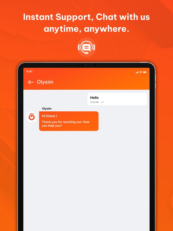 Olysim - eSIM Data Plans iPad  Screenshots