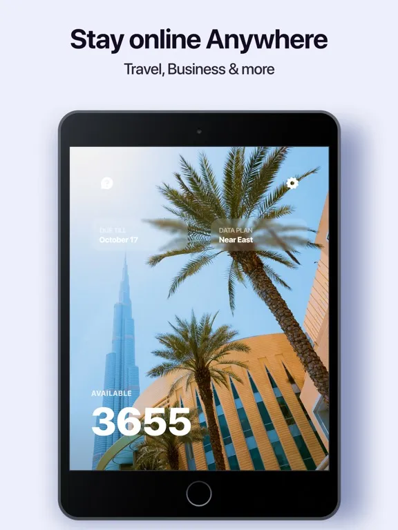 ภาพหน้าจอของ eSIM Plus: Mobile Virtual SIM iPad 