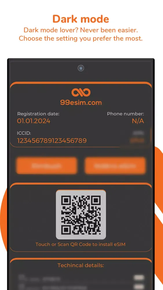 Capturas de pantalla de 99esim