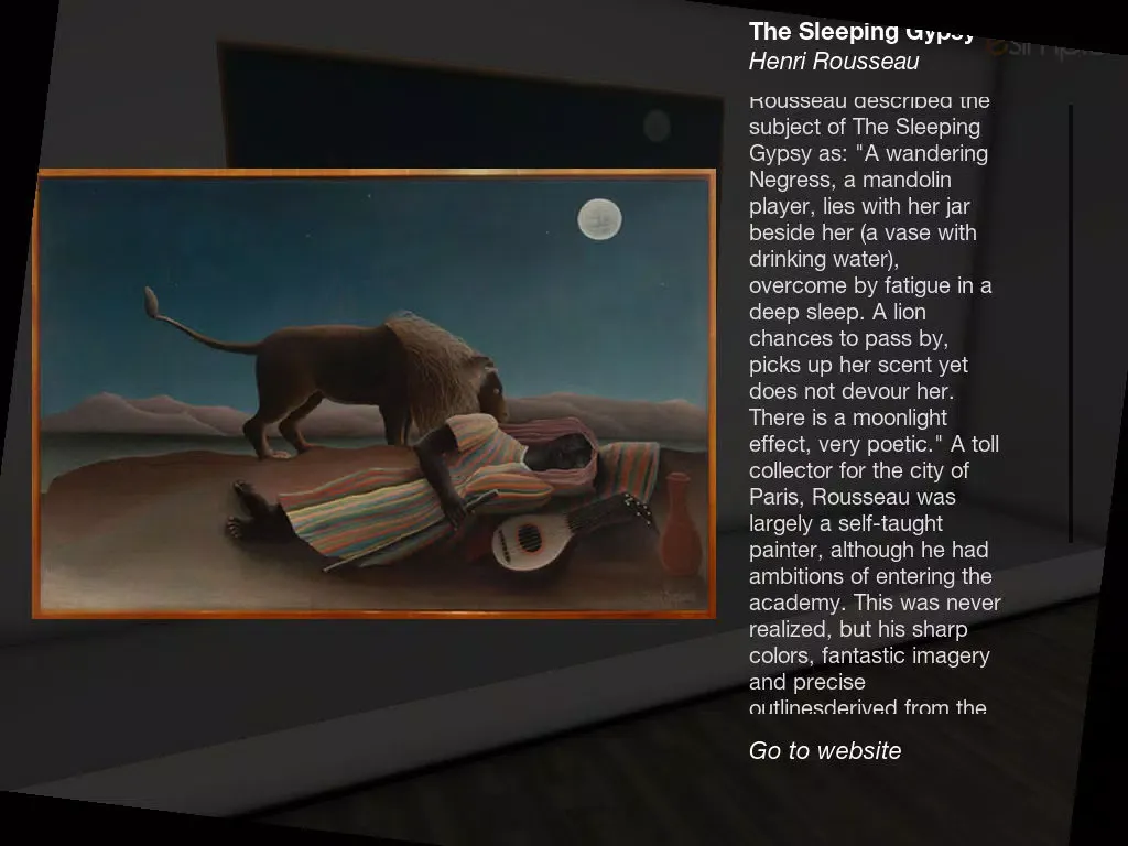 3D Virtual Art Gallery iPad 应用截图