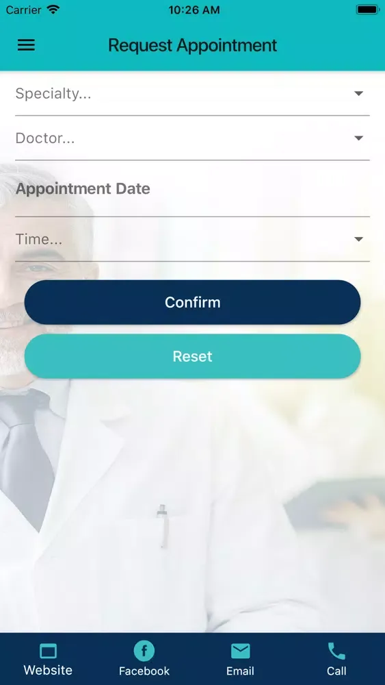 Zrzuty ekranu Claremont-Clinics