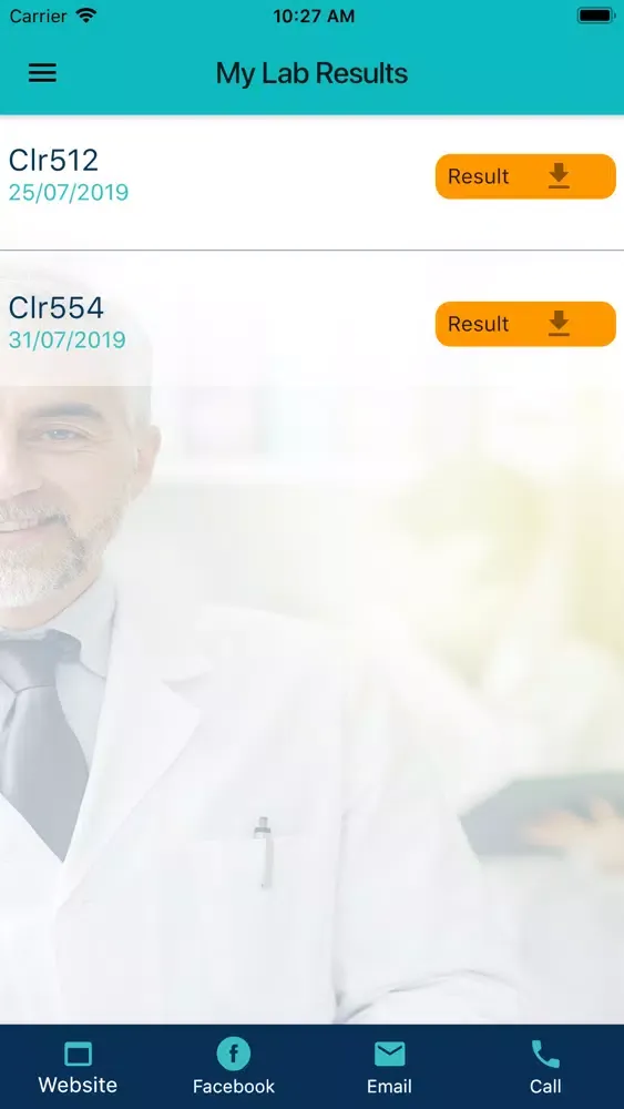 Zrzuty ekranu Claremont-Clinics