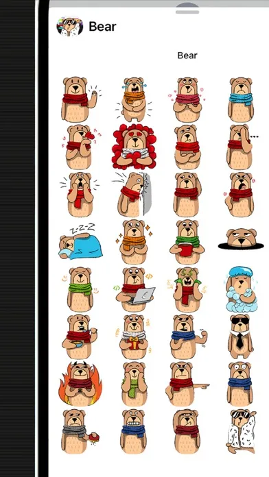 Скриншоты Bear Oliver - stickers 2024
