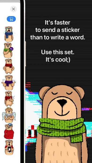 Скриншоты Bear Oliver - stickers 2024