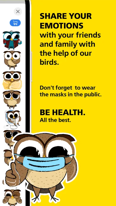 Ảnh chụp màn hình của Owl Benjamin - stickers 2025