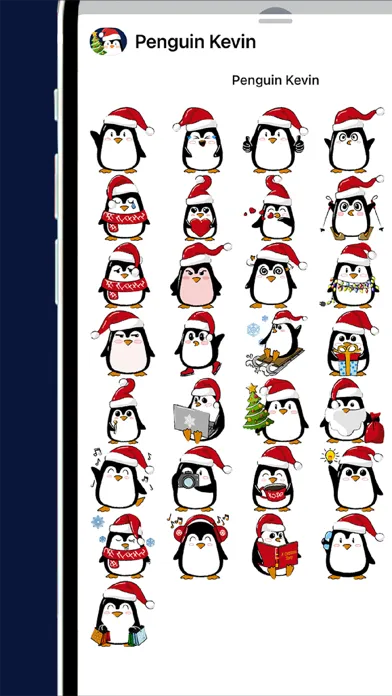 Captures d'écran de Penguin Kevin - stickers 2025