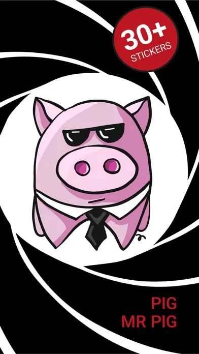 Capturas de pantalla de Pig, Mr. Pig - stickers 2025