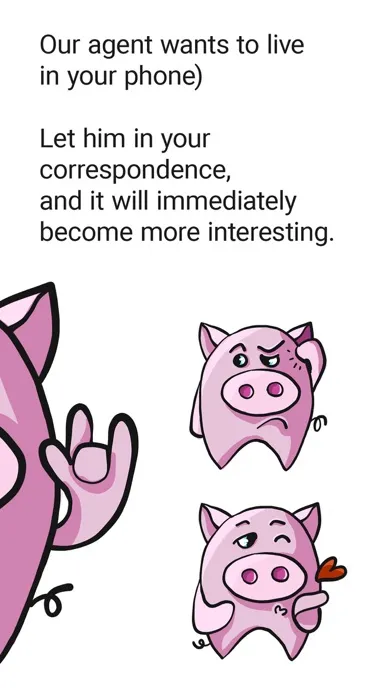 Capturas de pantalla de Pig, Mr. Pig - stickers 2025