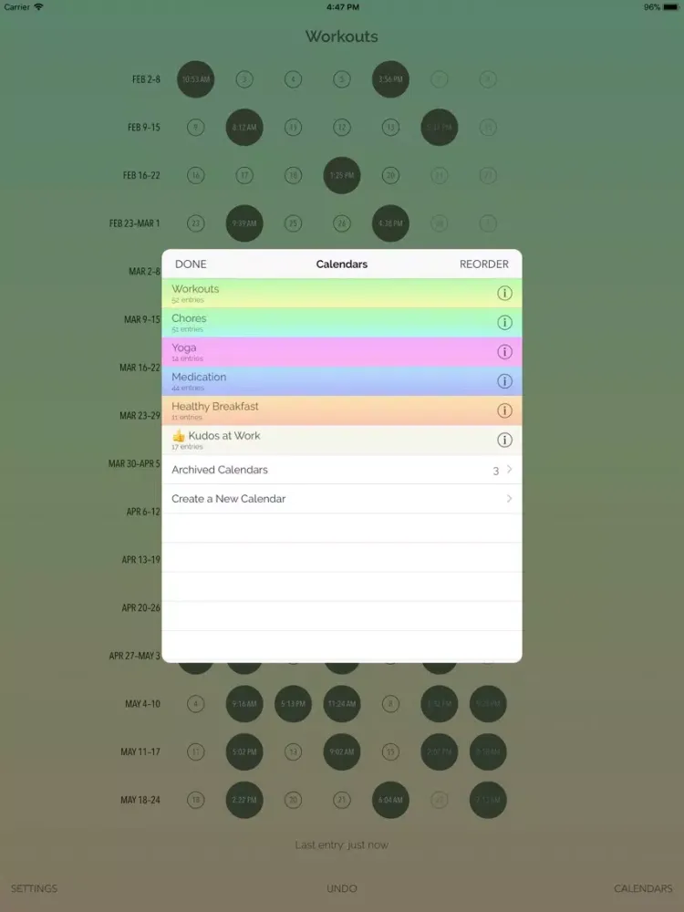 تصاویر Dayly Calendar iPad 