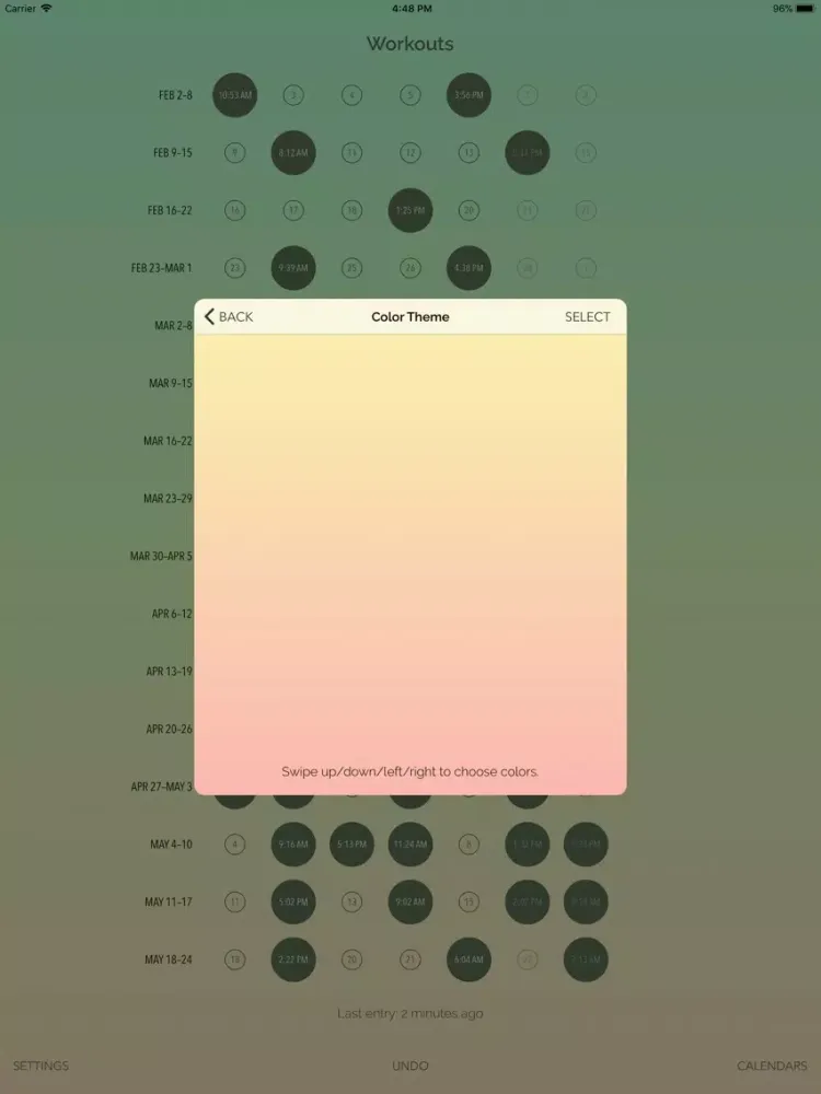 تصاویر Dayly Calendar iPad 
