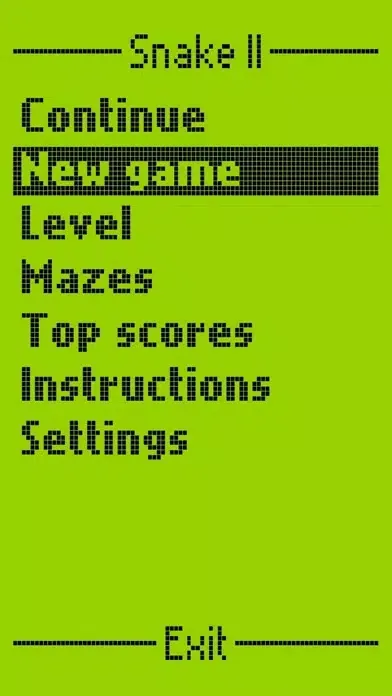 Snake II - Game from 2000 স্ক্রিনশট
