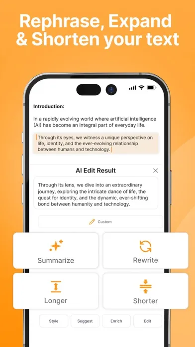 Eskritor: Edit Text & Notes Screenshots
