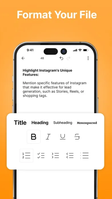 Eskritor: Edit Text & Notes Screenshots