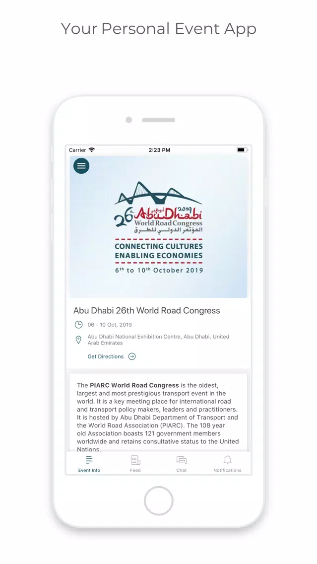 ABU DHABI WORLD ROAD CONGRESS應用截圖
