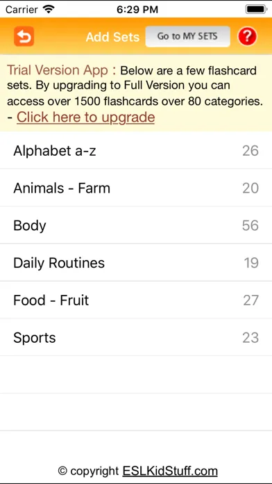 Скриншоты ESL Teachers App