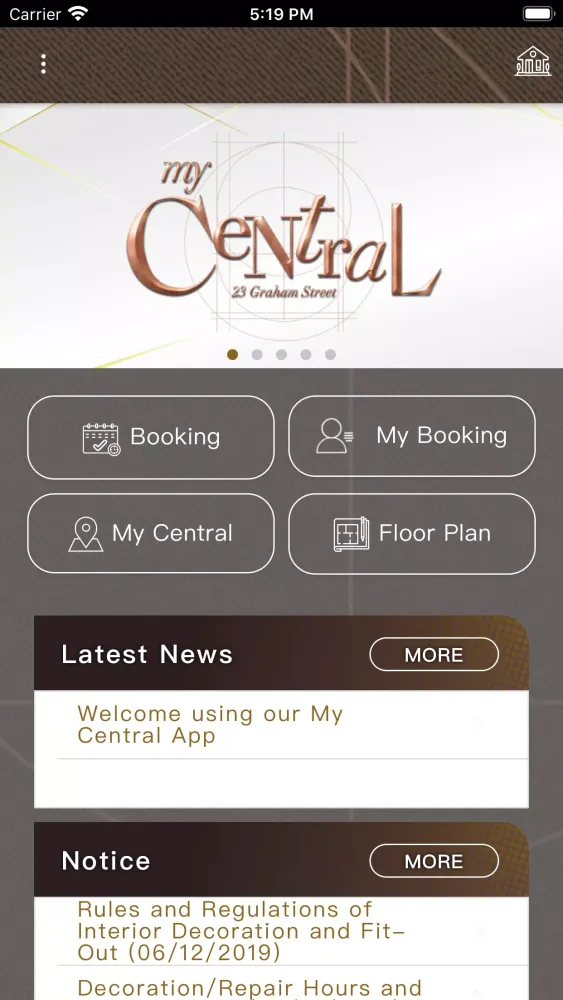 My Central Screenshots