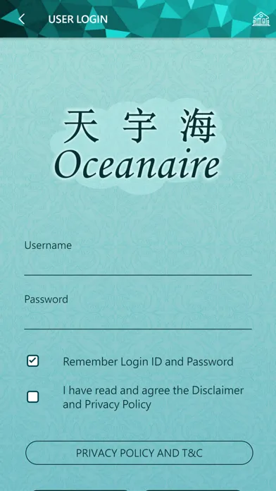 Oceanaire स्क्रीनशॉट