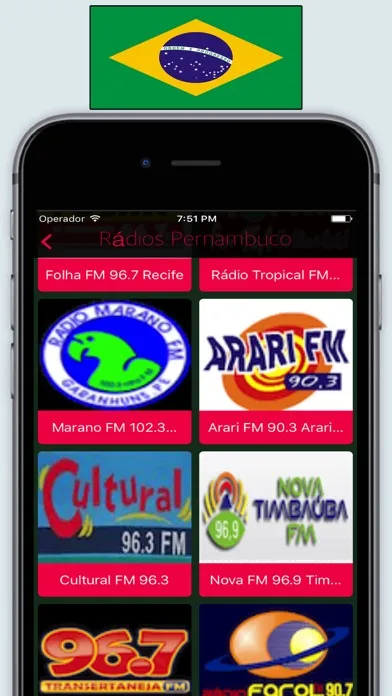 Скриншоты Radios Brazil FM - Live Radio Stations Online