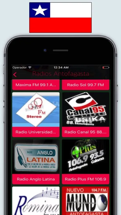 Radio Chile / Chilean Radios Stations Online Live スクリーンショット