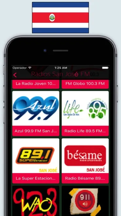 Radio Costa Rica FM / Radios Stations Online Live স্ক্রিনশট