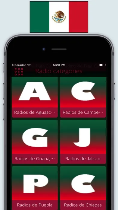 Radio Mexico FM AM - Live Radios stations Online سکرین شاٹس