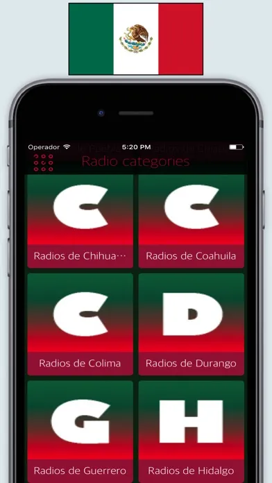 Radio Mexico FM AM - Live Radios stations Online سکرین شاٹس