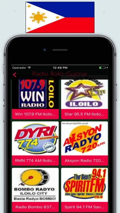 Radio Philippines FM / Live Radyo Stations Online স্ক্রিনশট