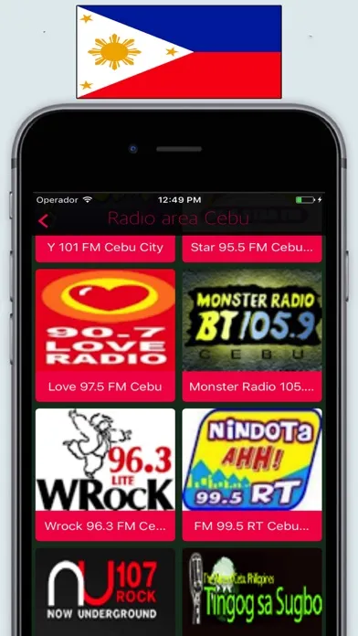 Radio Philippines FM / Live Radyo Stations Online স্ক্রিনশট