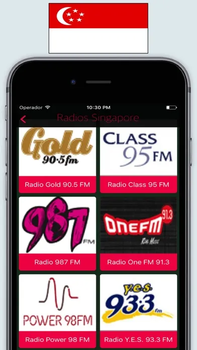 Radio Singapore FM / SG Live Radio Stations Online Screenshots
