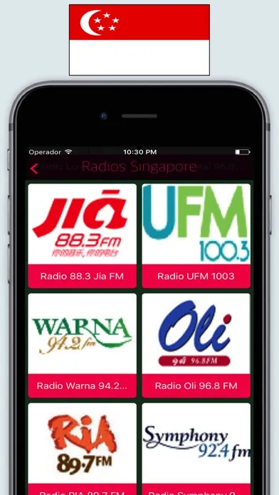 Radio Singapore FM / SG Live Radio Stations Online Screenshots
