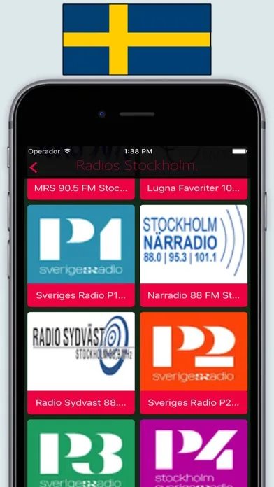 Скриншоты Radio Sweden FM - Live Stream Radios Stations Lite