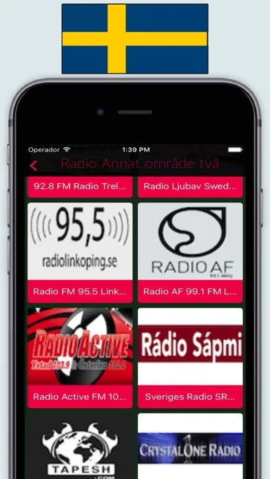 Скриншоты Radio Sweden FM - Live Stream Radios Stations Lite