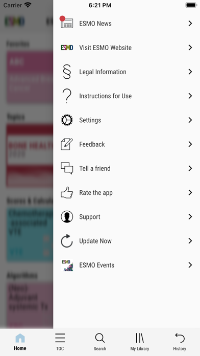 تصاویر ESMO Interactive Guidelines