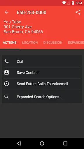 Tangkapan layar Reverse Lookup+ : Phone Search