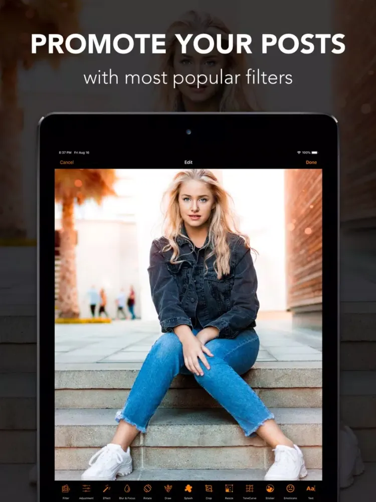 Capturas de pantalla de Photofy: Picture, Image Editor iPad 