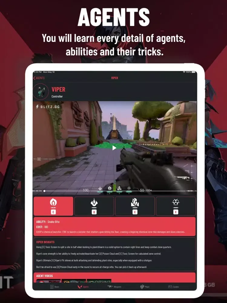 Valorant Guide: Riot 5v5 TFT iPad  Screenshots