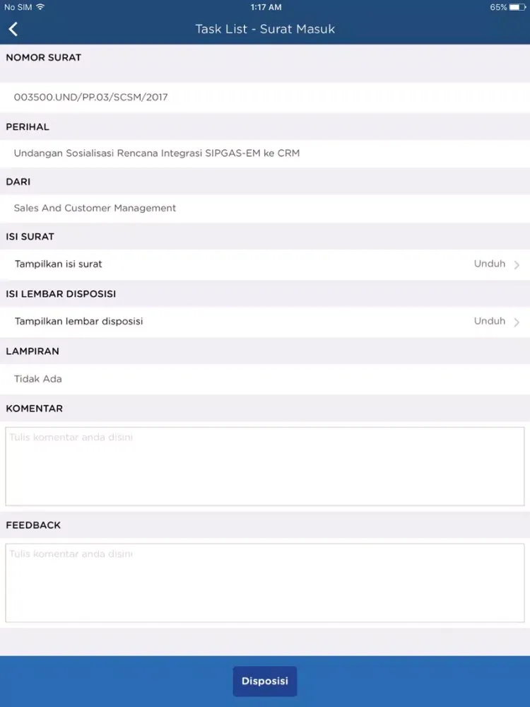 Zrzuty ekranu PGN ESMS iPad 