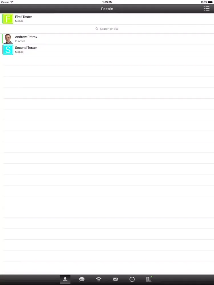 ภาพหน้าจอของ iLink Pro iPad 