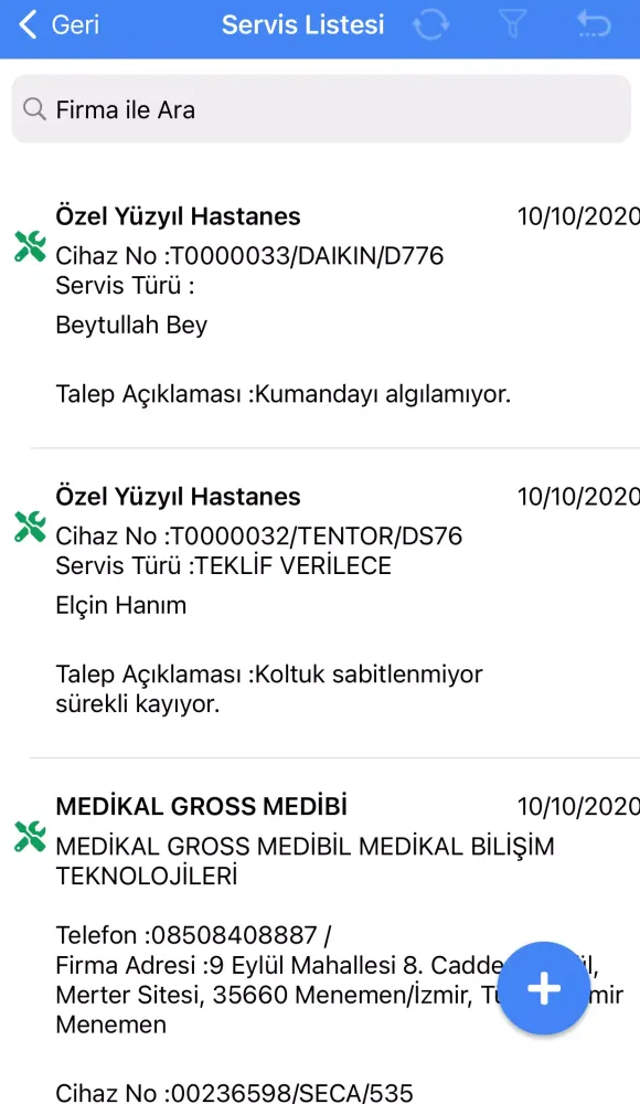 Esn Mobil Crm ve Teknik Servis應用截圖
