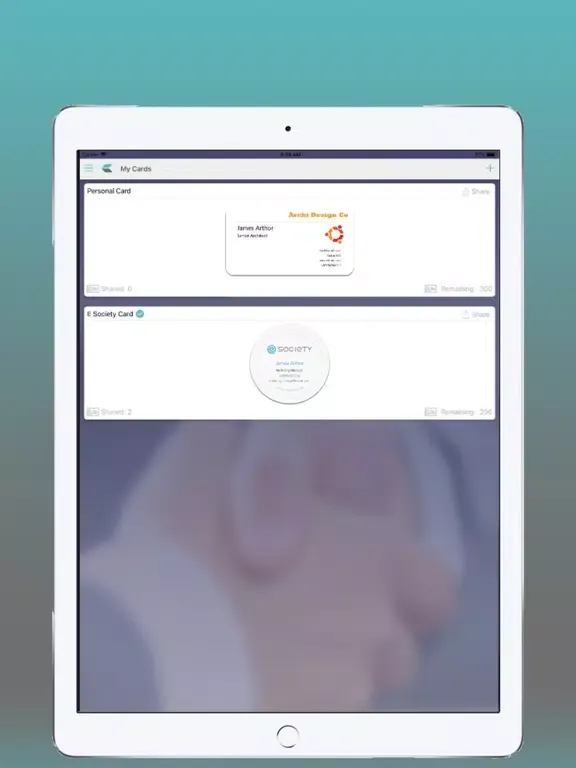 تصاویر Linkup Cards iPad 